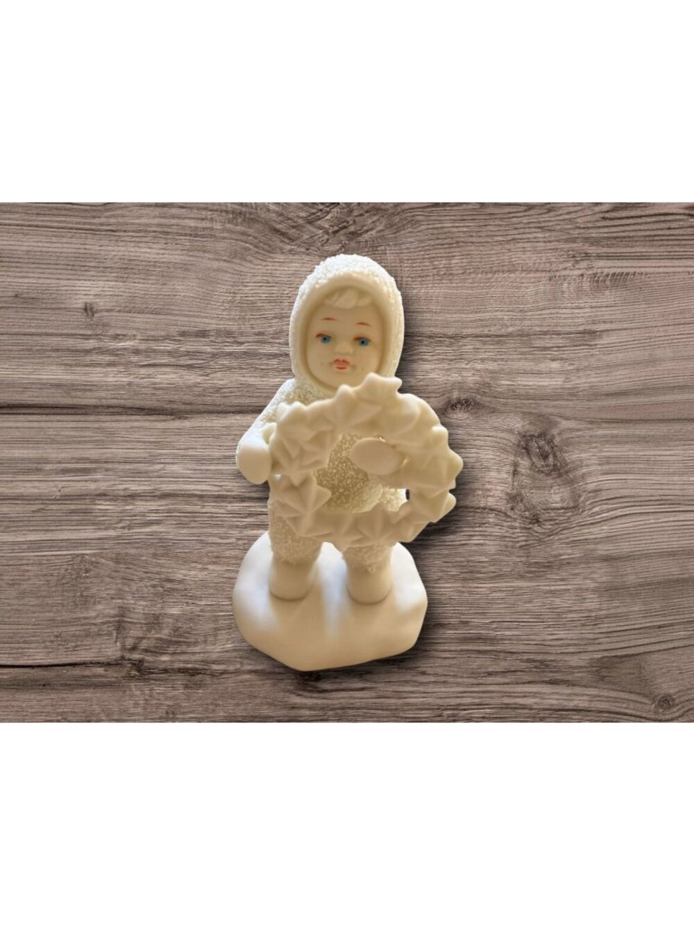 Vintage Dept 56 Snowbabies Figurine "I Made This Just for You" with Box